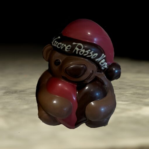 TEDDY BEAR ROSSO NERO - immagine 2