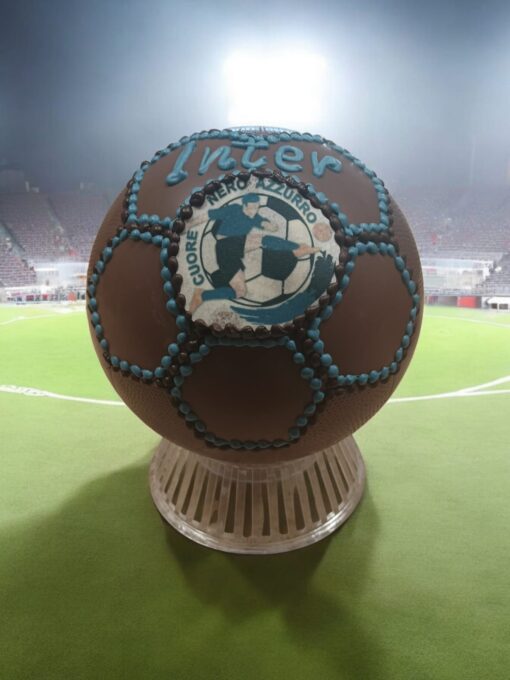 PALLONE CUORE NERO AZZURRO